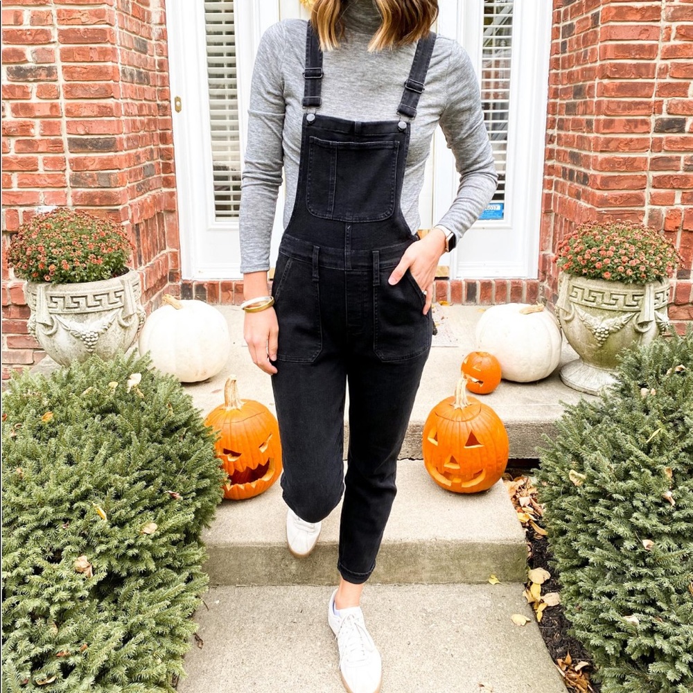 H&M Women's Black Denim Overalls